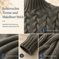 Legerer Strickpullover mit Rollkragen in Unifarbe