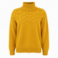 Legerer Strickpullover mit Rollkragen in Unifarbe