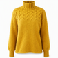 Legerer Strickpullover mit Rollkragen in Unifarbe