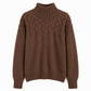 Legerer Strickpullover mit Rollkragen in Unifarbe