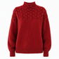 Legerer Strickpullover mit Rollkragen in Unifarbe