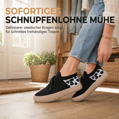Damen-Slipper-Loafer, leichte, atmungsaktive sommerliche lässige Flachschuhe in Übergrößen