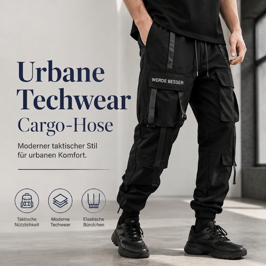 💎 Bestseller – Lockere Herren Cargohose – Techwear-Stil