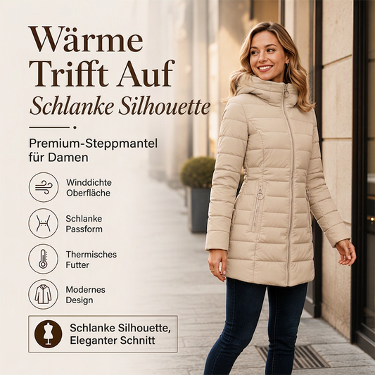 💎✨ Bestseller – Damen-Wintermantel mit Kapuze und Isolierung