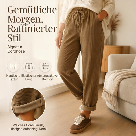 📢📢50% Rabatt!!! 🎉✨ Legere gerippte Damenhose mit Kordelzug in der Taille