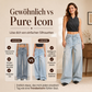 📢📢50% Rabatt!!! 🎉✨ Asymmetrische, mehrlagige Wide-Leg-Jeans für Damen