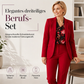 💎✨ Jetzt im Trend – Blumen-Business-Set für Damen – dreiteilig und elegant