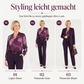 💎✨ Jetzt im Trend – Blumen-Business-Set für Damen – dreiteilig und elegant