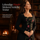 💎✨ Bestseller – Schwarzes langärmeliges Corset-Maxikleid mit quadratischem Ausschnitt, Schnürung und floral besticktem Netzeinsatz