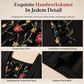 💎✨ Bestseller – Schwarzes langärmeliges Corset-Maxikleid mit quadratischem Ausschnitt, Schnürung und floral besticktem Netzeinsatz