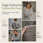 💎🛍️ Tagesangebot – Damen-Lang-Cardigan im Zopfmuster mit Stehkragen, Staubmantel-Pullovermantel