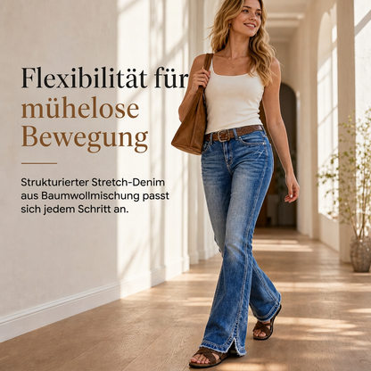 💎✨ Bestseller – Damen Retro Flare-Jeans – figurschmeichelnd