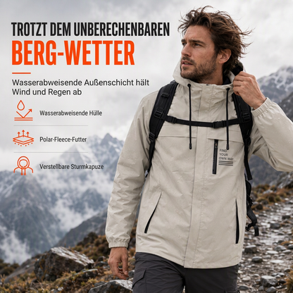 💎🔥 Bestseller –  Herren-Outdoor-Windjacke mit abnehmbarer Kapuze