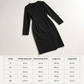 👗 50% Rabatt | Optisch längere Silhouette & elegante Taille – Asymmetrisches Midi-Kleid