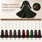 🍂 Plus-Size-Kleid im französischen Vintage-Karomuster – Feminin, bequem & immer passend