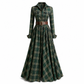 🍂 Plus-Size-Kleid im französischen Vintage-Karomuster – Feminin, bequem & immer passend