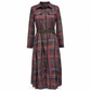🍂 Plus-Size-Kleid im französischen Vintage-Karomuster – Feminin, bequem & immer passend