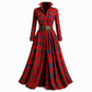 🍂 Plus-Size-Kleid im französischen Vintage-Karomuster – Feminin, bequem & immer passend