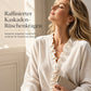Elegante Samtbluse mit langen Ärmeln für Damen
