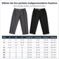 Damen-Faltenhose mit konisch zulaufendem Knöchellang, Gürtel mit doppeltem Metallring-Akzent und halbelastischem Bund