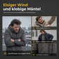 Herren-Winterjacke mit Fleecefutter und Wattierung