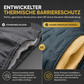 Herren-Winterjacke mit Fleecefutter und Wattierung