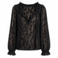 📢📢50% Rabatt!!! 🎉✨ Elegante, locker sitzende Langarm-Spitzenpullover-Bluse für Damen