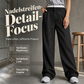 🔥Beliebtes Produkt ！✨Gerade geschnittene Damenhosen mit hoher Taille
