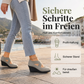 Damen Keilballerinas, Slip-On Komfortschuhe