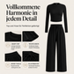 📢📢50%Rabatt!!!🎉✨Geripptes Crop-Top mit weitem Bein-Hosen-Set für Damen
