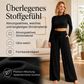 📢📢50%Rabatt!!!🎉✨Geripptes Crop-Top mit weitem Bein-Hosen-Set für Damen