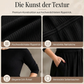 Geripptes A-Linie-Midikleid für Damen mit Rundhalsausschnitt, 3/4-Ärmeln und Taschen