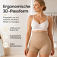 Hoch sitzende, gepolsterte Shapewear-Shorts für Damen mit Bauchweg-Effekt
