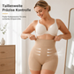 Hoch sitzende, gepolsterte Shapewear-Shorts für Damen mit Bauchweg-Effekt