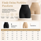 Hoch sitzende, gepolsterte Shapewear-Shorts für Damen mit Bauchweg-Effekt