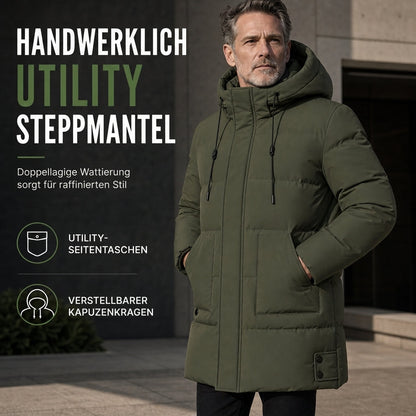 ✨ Neu eingetroffen – jetzt versandkostenfrei!✈Herren Freizeit Mittellange Gepolsterte Winter Verdickte Warme Oberbekleidung Mantel Übergröße