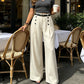 Elegante zweireihige Marlenehose für Damen