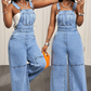 Schmeichelnder Denim-Jumpsuit