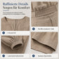 Zweiteiler für Damen: Lässiges V-Ausschnitt-Crop-Top mit Laternenärmeln & Weite Hose mit hoher Taille