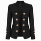 Damen-Blazer mit Stehkragen und schmaler Passform
