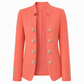Damen-Blazer mit Stehkragen und schmaler Passform
