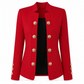 Damen-Blazer mit Stehkragen und schmaler Passform