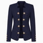 Damen-Blazer mit Stehkragen und schmaler Passform