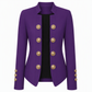 Damen-Blazer mit Stehkragen und schmaler Passform