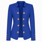 Damen-Blazer mit Stehkragen und schmaler Passform
