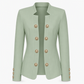 Damen-Blazer mit Stehkragen und schmaler Passform