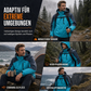 🌸 Paare Outdoor-Mantel mit Kapuze – Fleecegefüttert, verdickt & winddicht – Warm, bequem & immer passend – Ein Must-have für kalte Tage