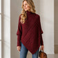 📢📢50%Rabatt!!!🎉✨Zopfpullover-Poncho für Damen