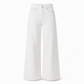 Damen Retro-Jeans mit hoher Taille und weitem Bein