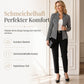 Hahnentritt-Design mit offenem Vorderteil, geteiltem Stehkragen und schmaler Passform